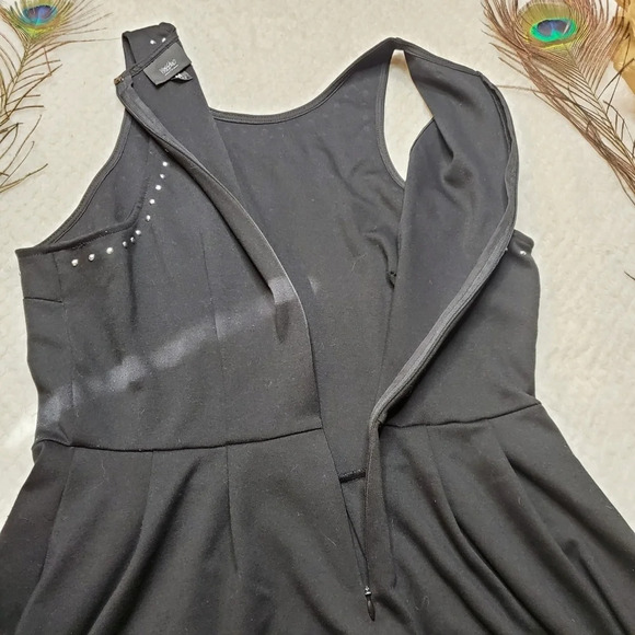 Mossimo Supply Co. Black Silver Stud Fit & Flare Dress - Picture 6 of 8